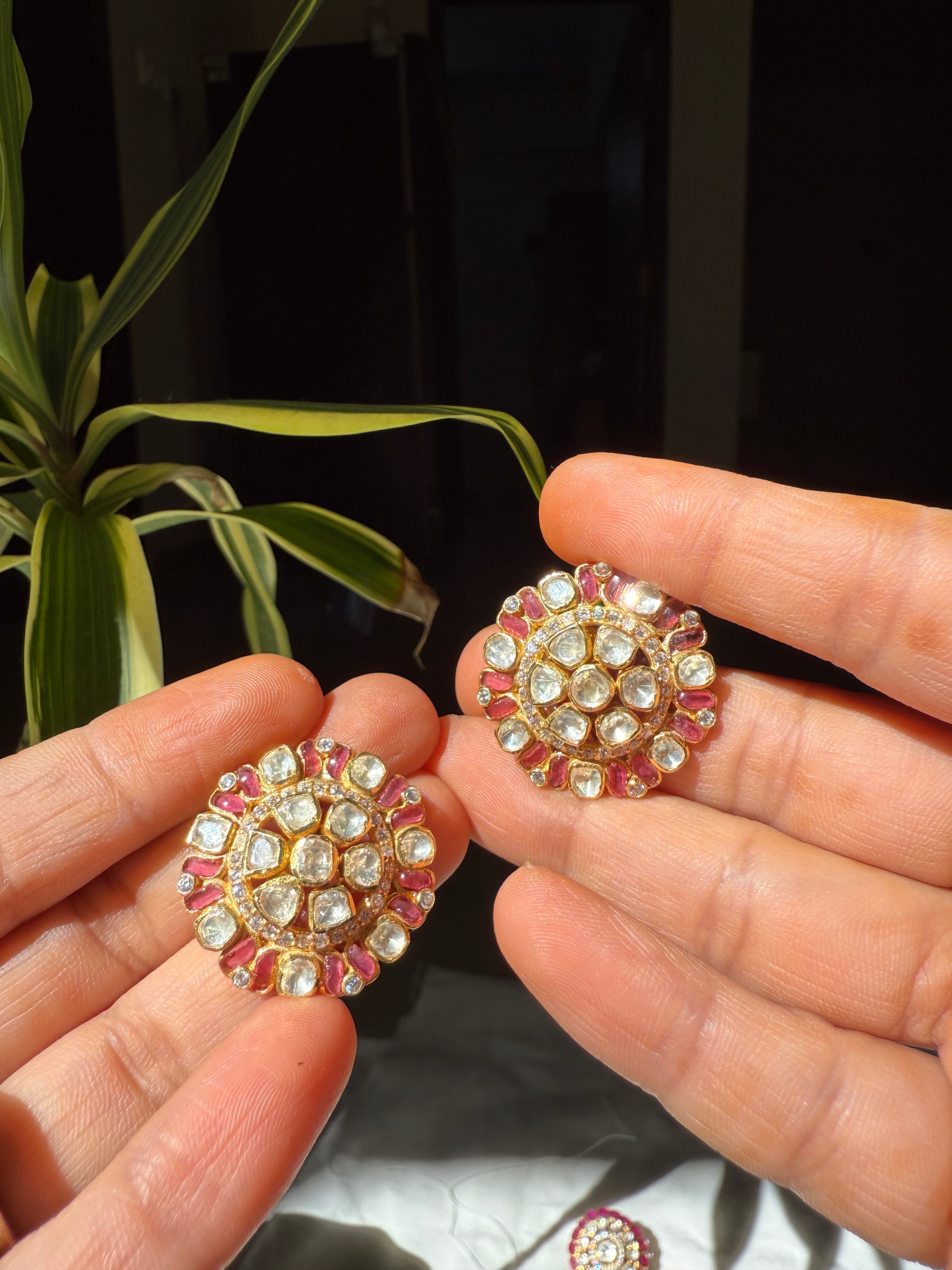 Naaz polki earrings