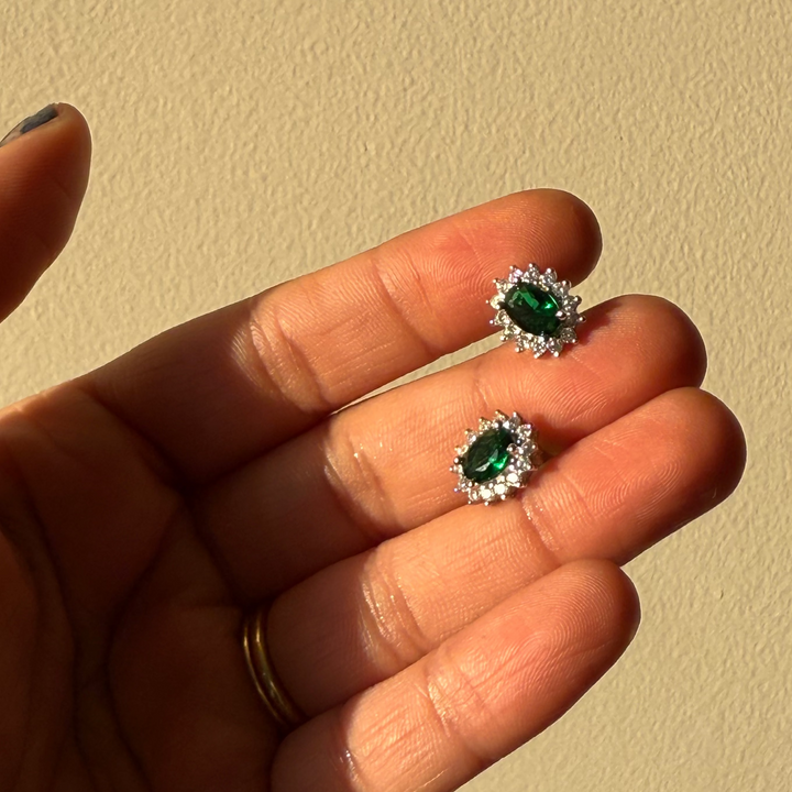 Green Juliette earrings