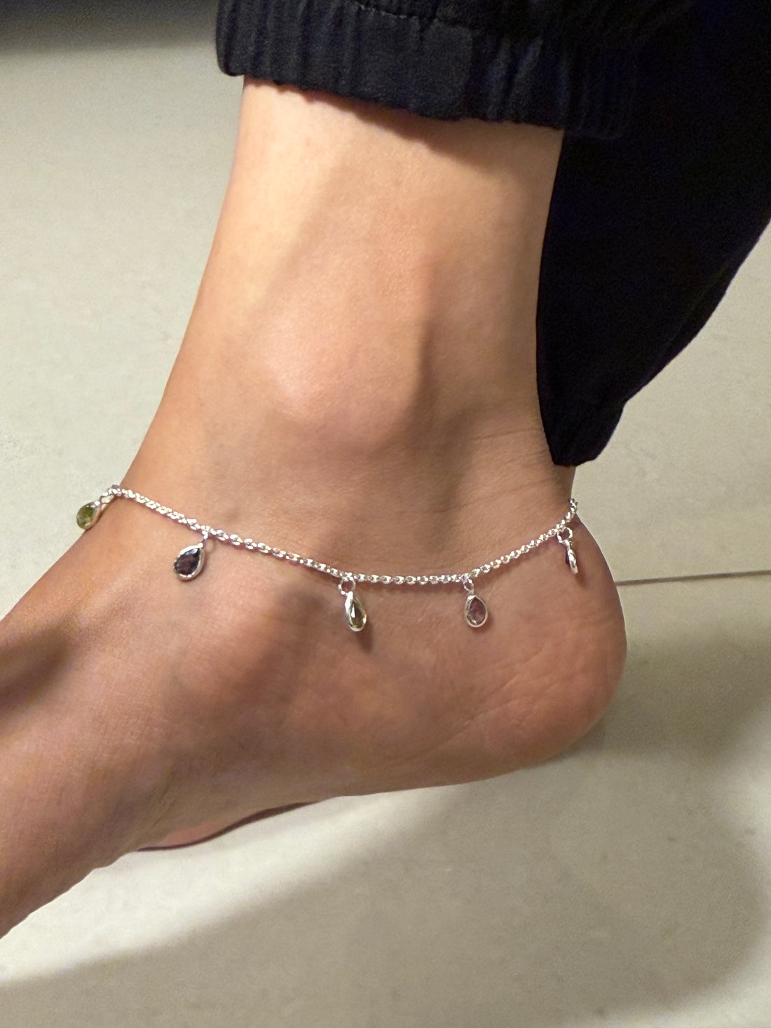 Twinkle drops anklet
