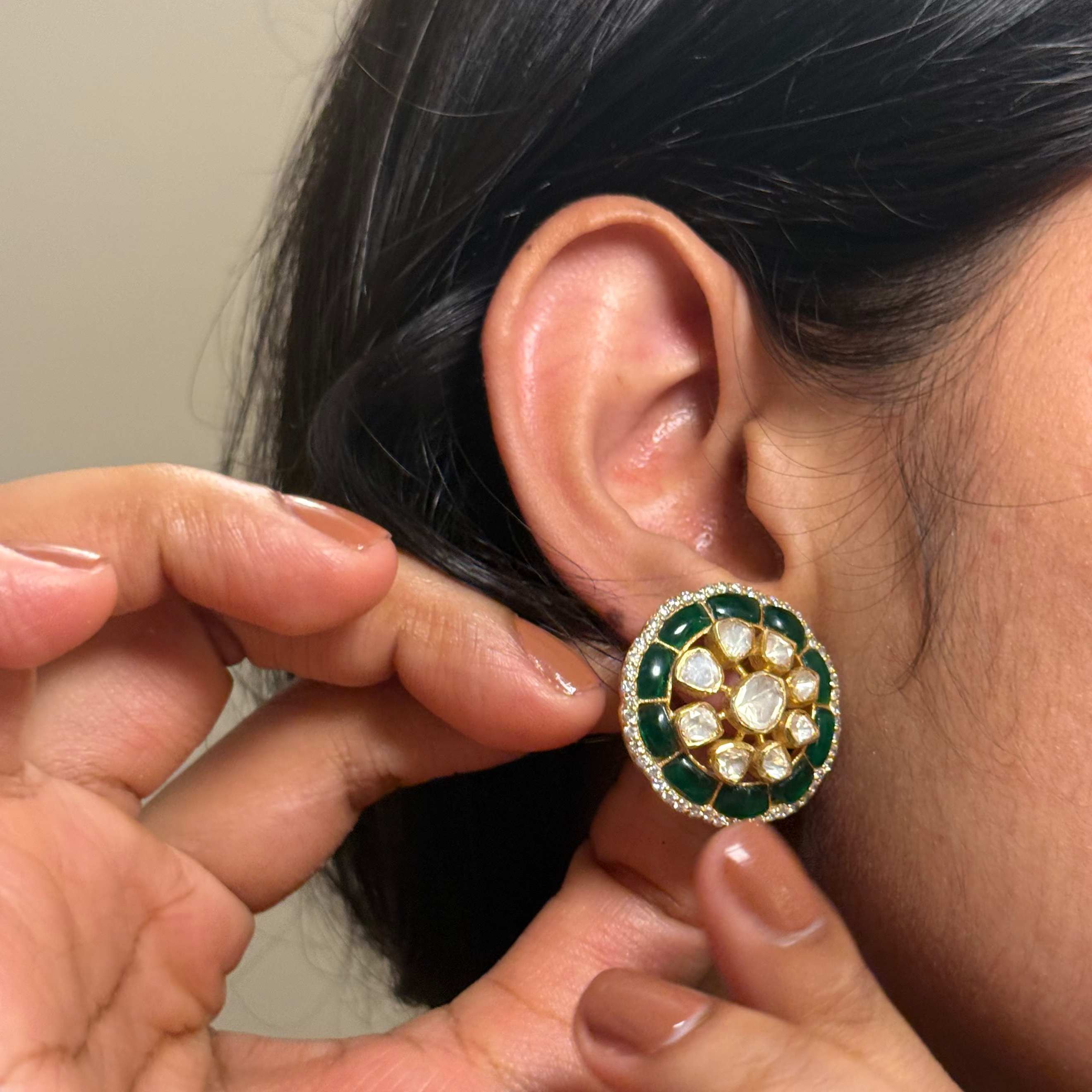 Meher polki earrings