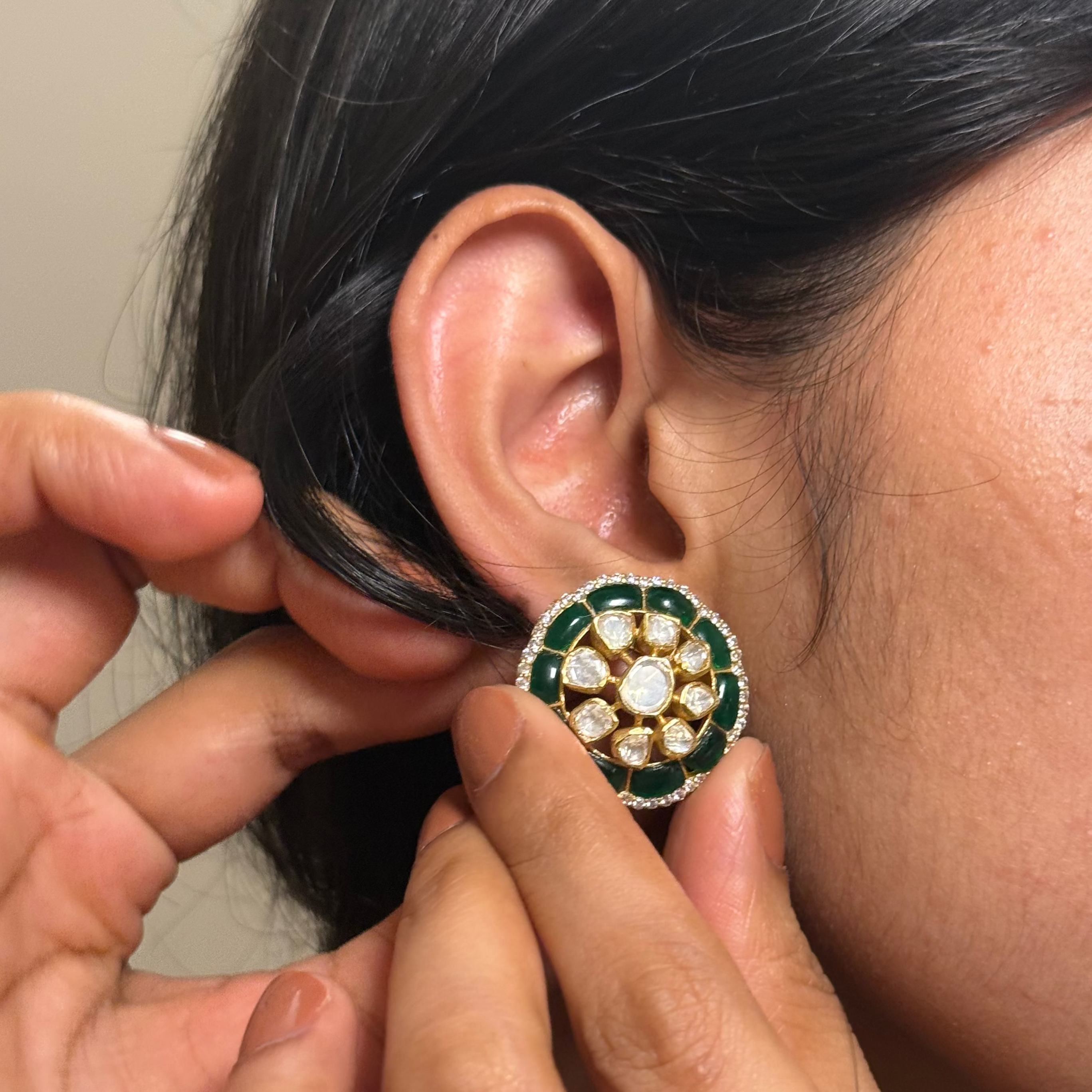 Meher polki earrings