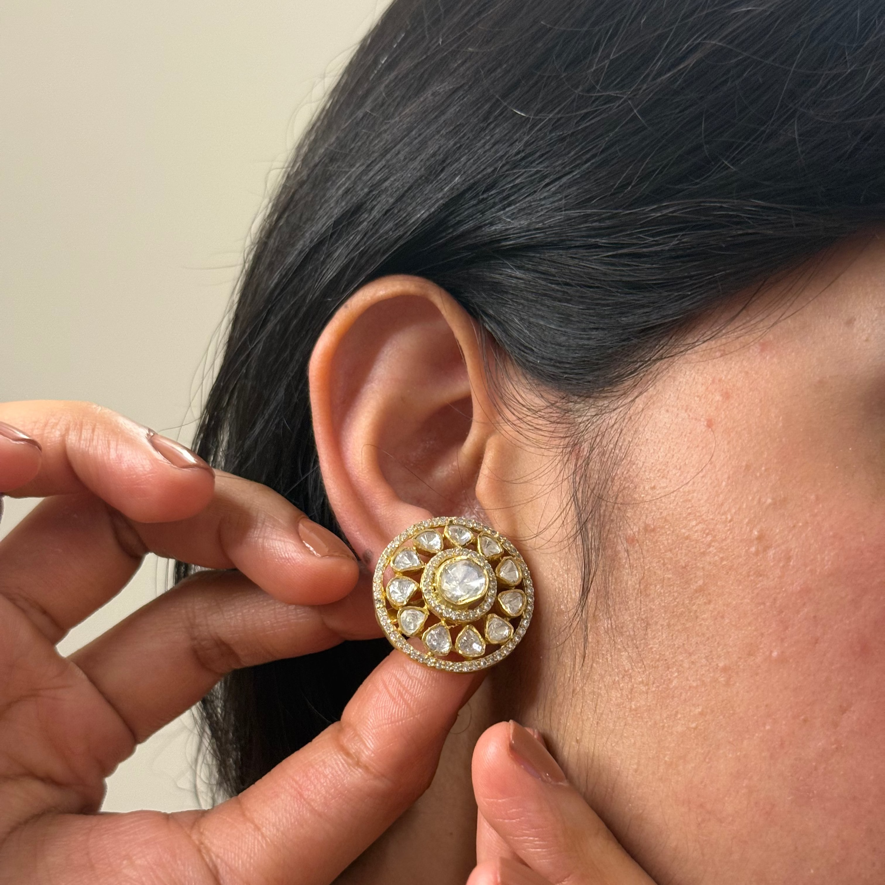 Aarohi polki earrings