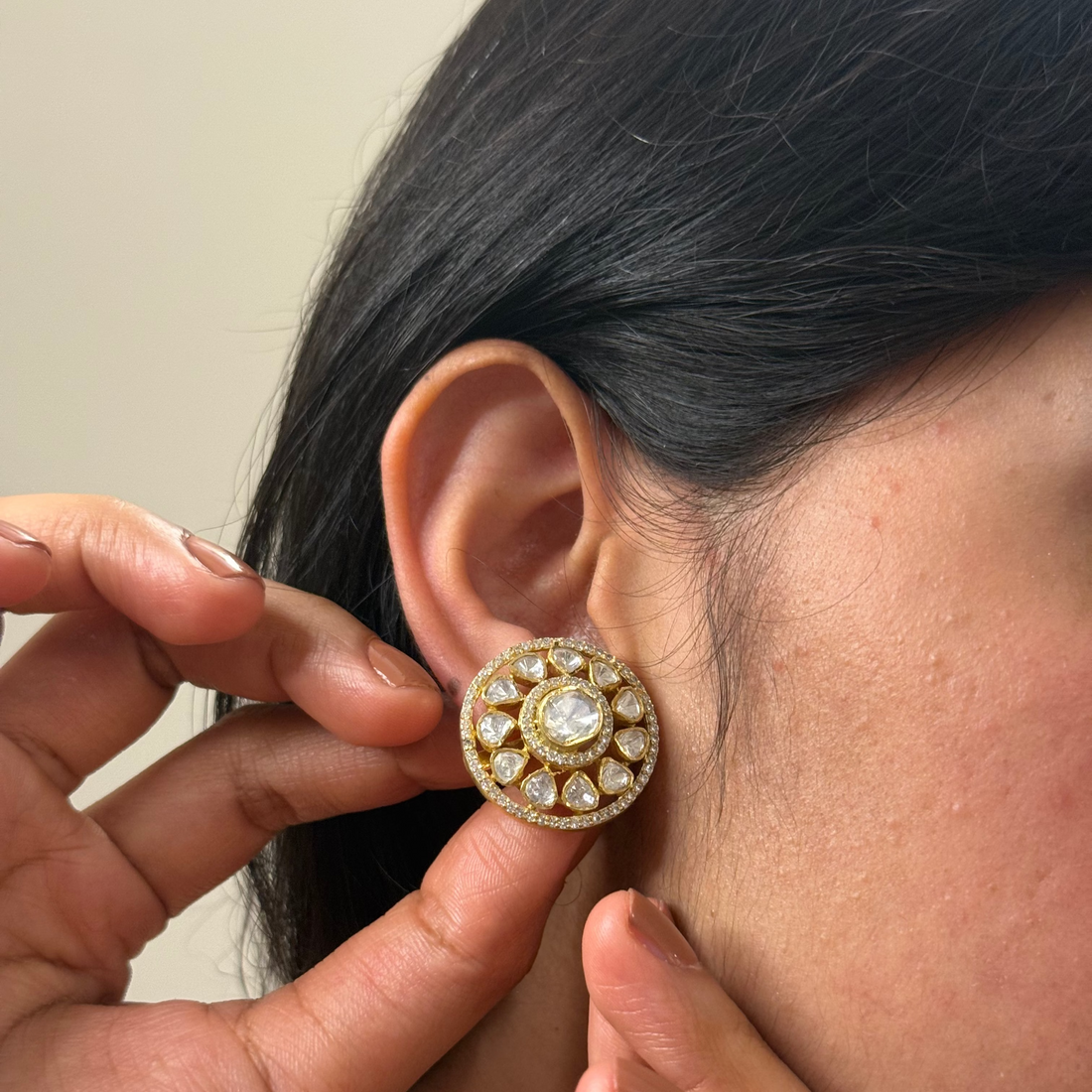 Aarohi polki earrings