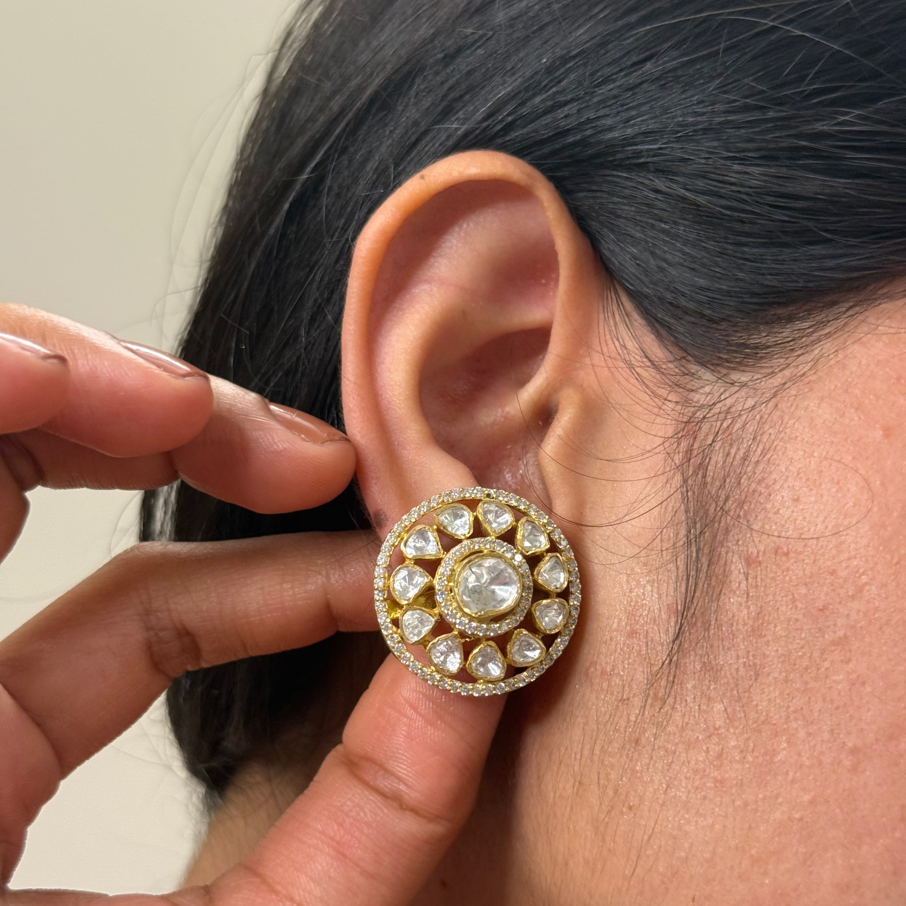 Aarohi polki earrings