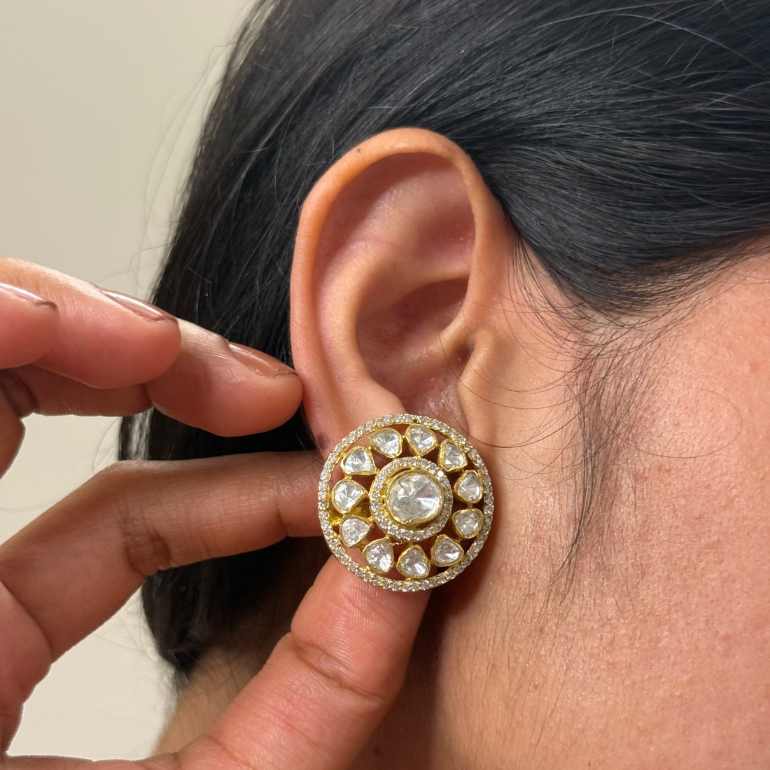 Aarohi polki earrings