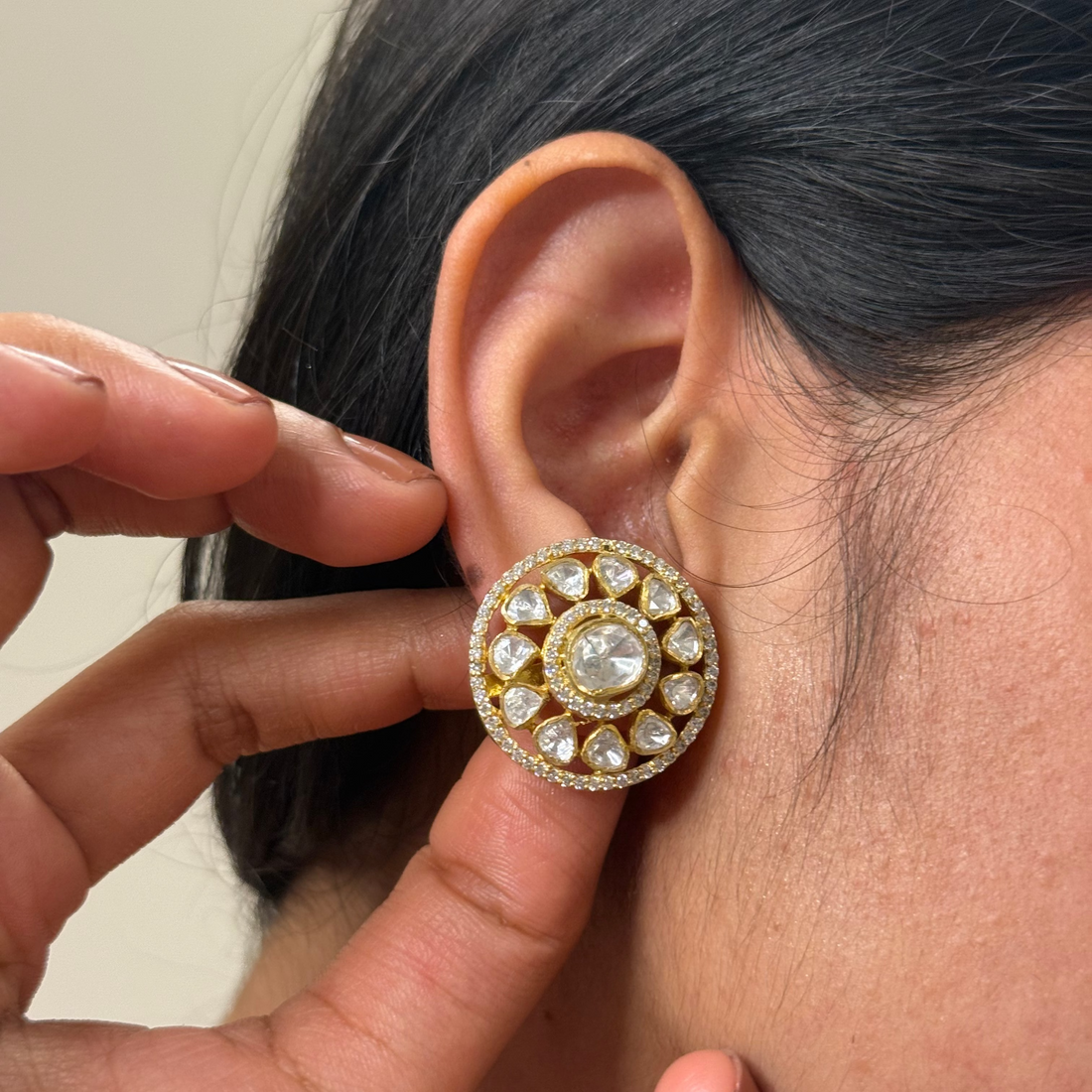 Aarohi polki earrings