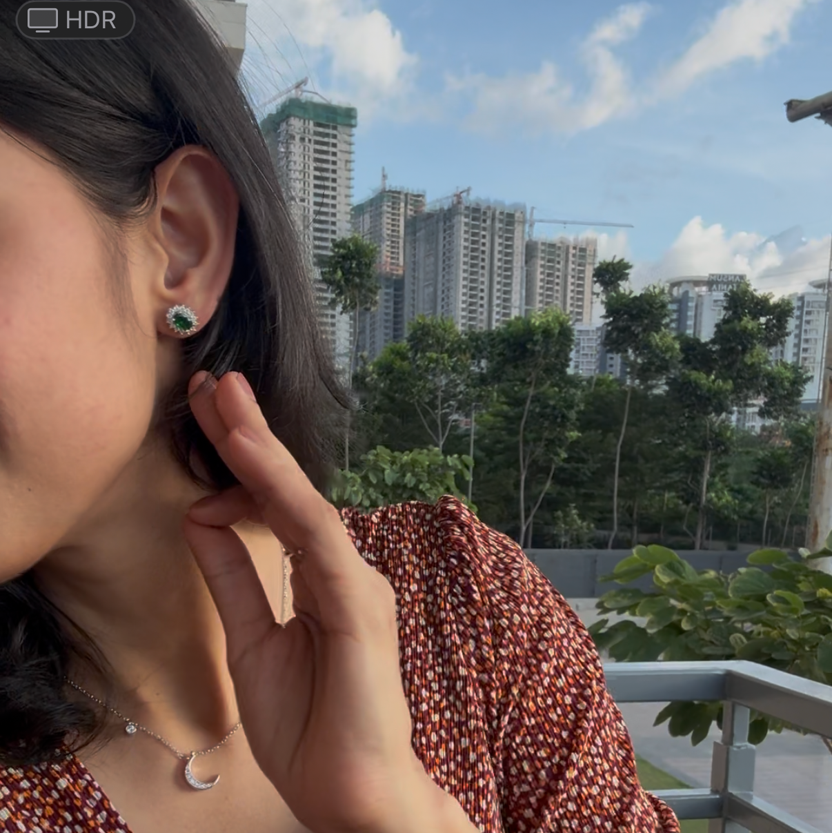 Green Juliette earrings