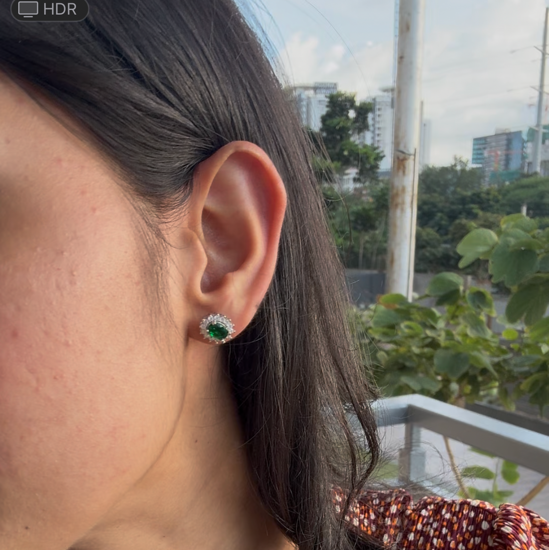 Green Juliette earrings