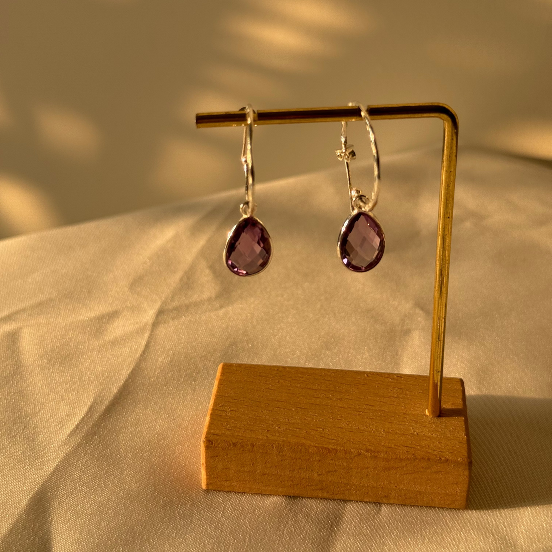 Gemstone hoops