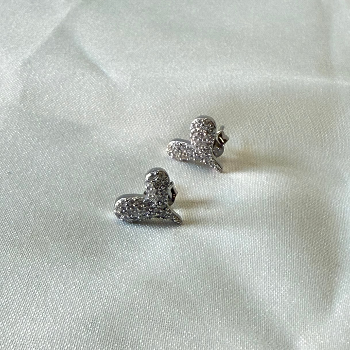 Heart studs