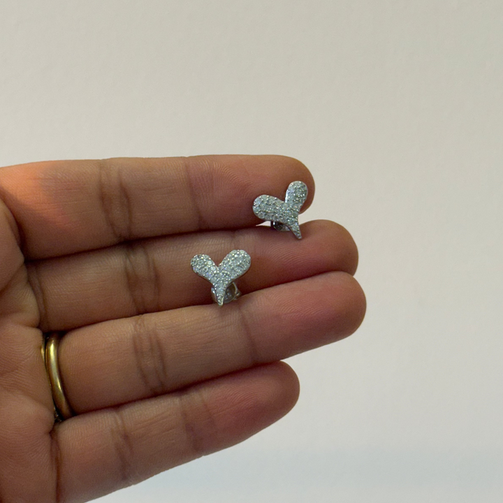 Heart studs
