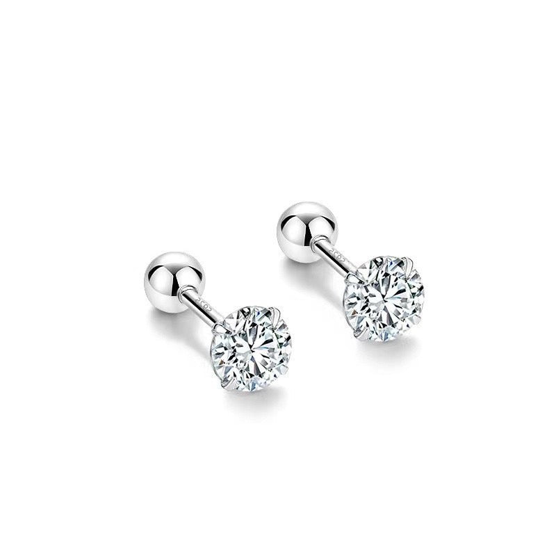 Flat back zircon studs