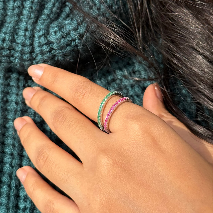 Pixie eternity bands