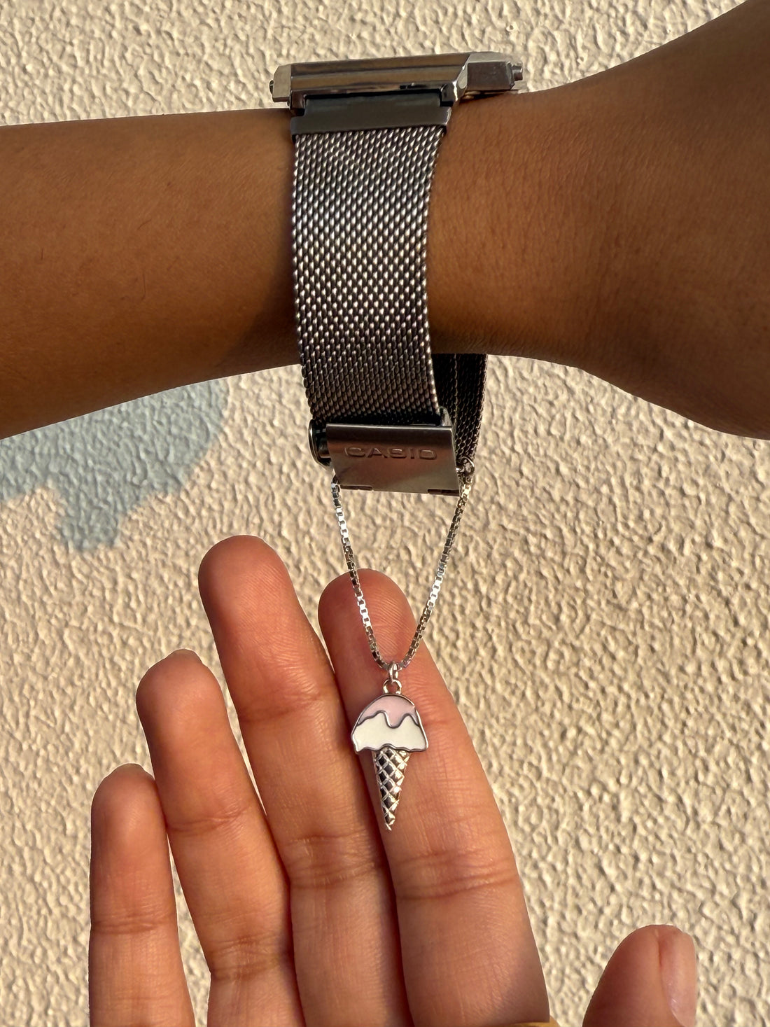 Icecream watch charm