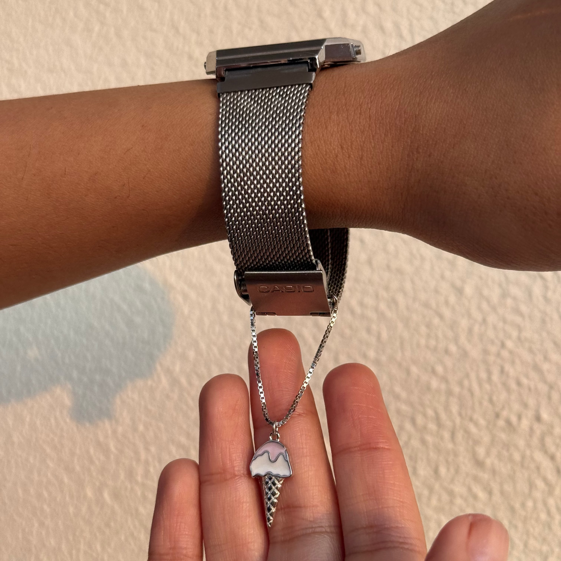 Icecream watch charm