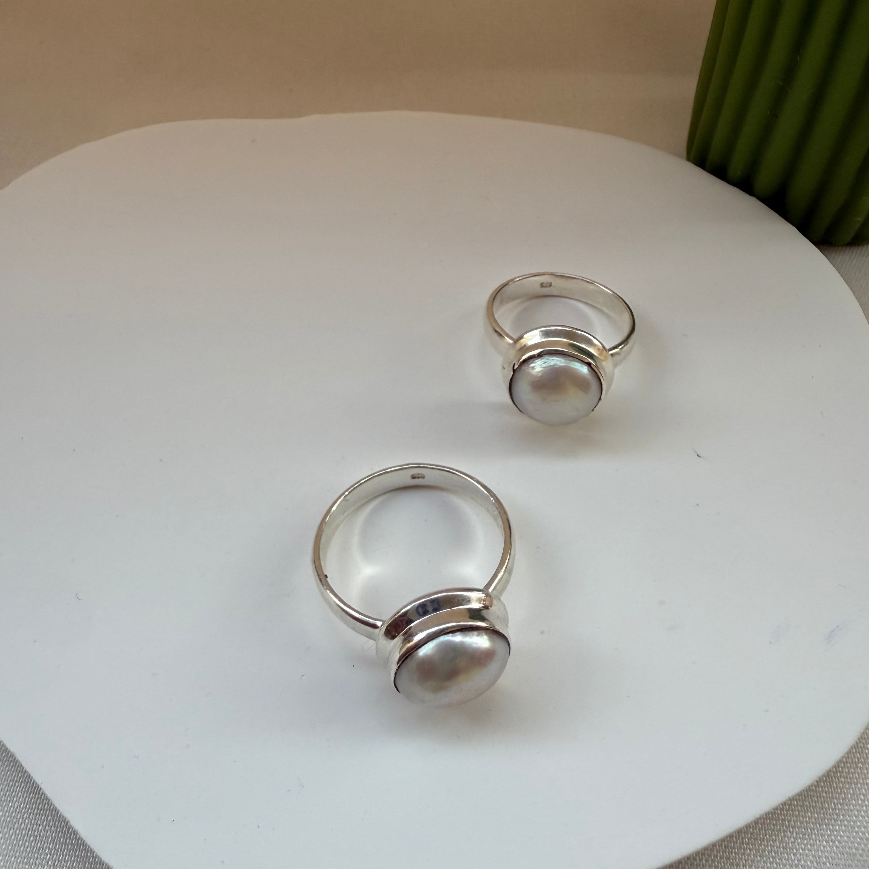 Fresh water pearl ring