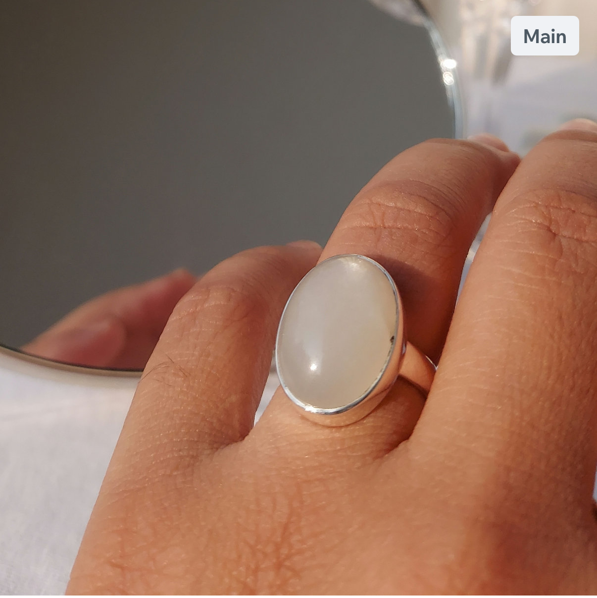 Moonstone ring