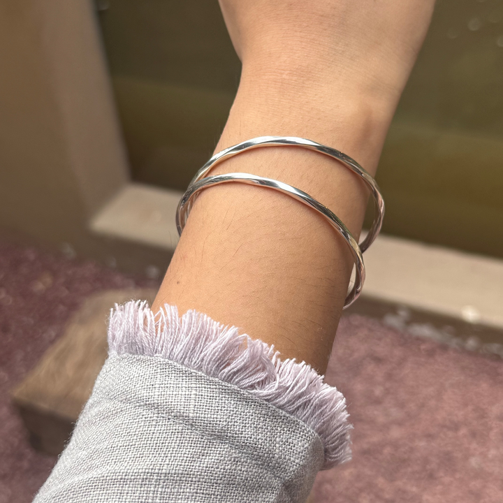 Silver Aura bangle