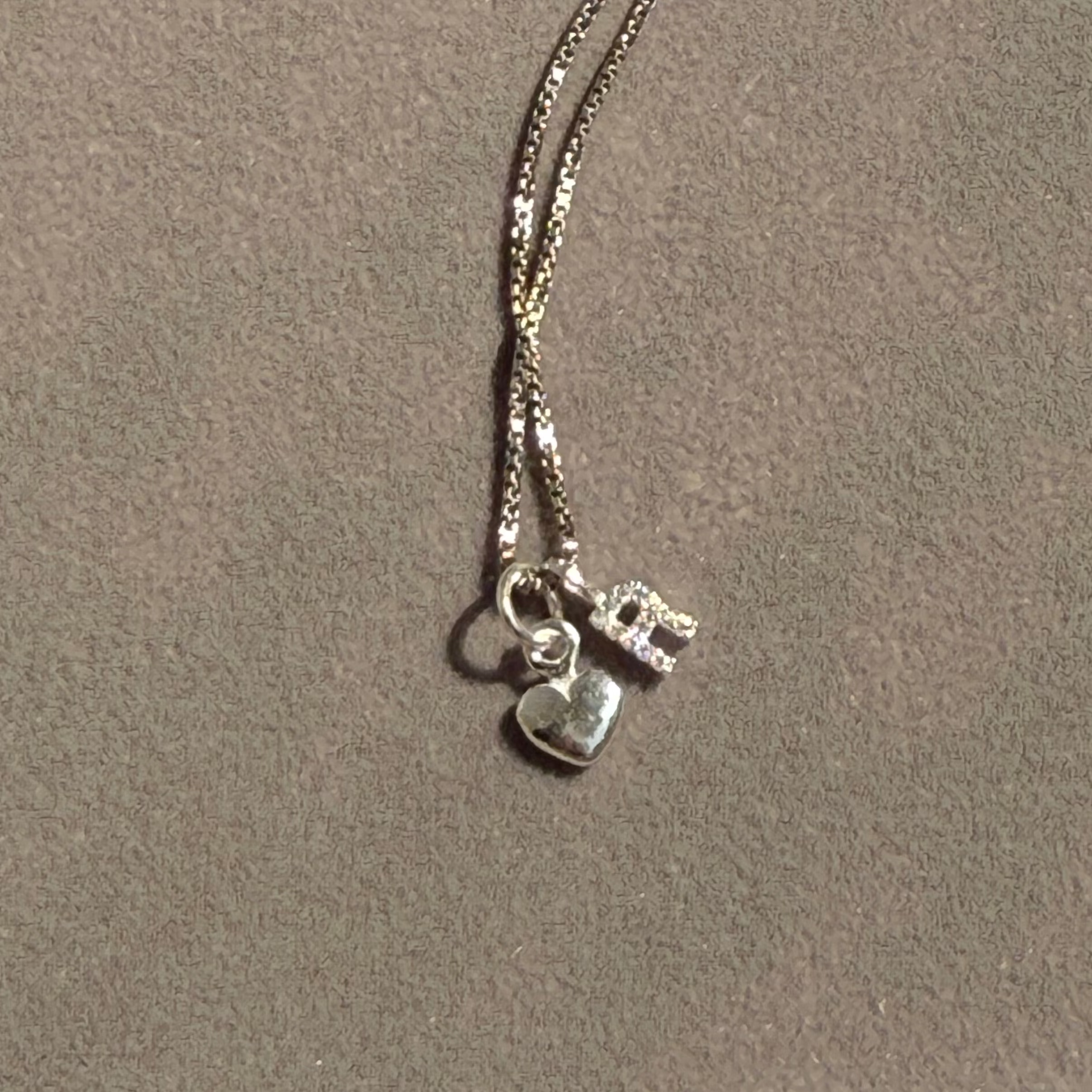 Initial heart locket