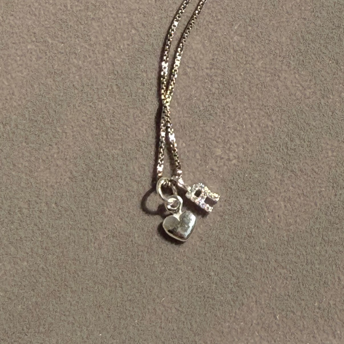 Initial heart locket