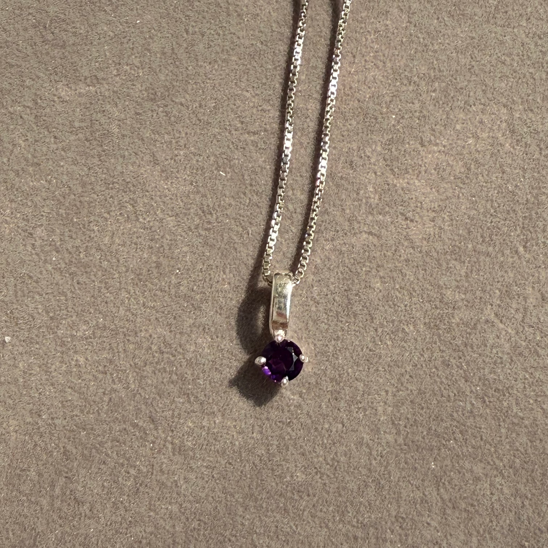 Birthstone necklace