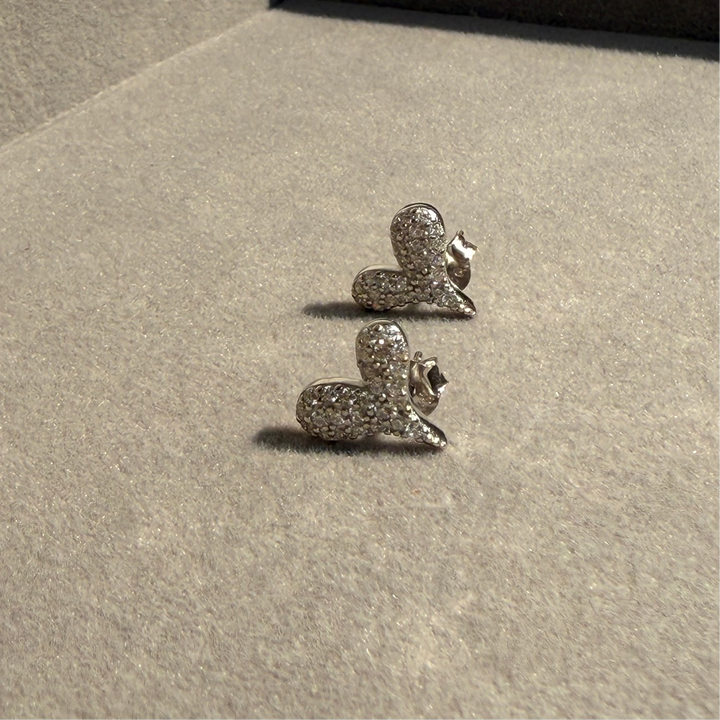 Heart studs