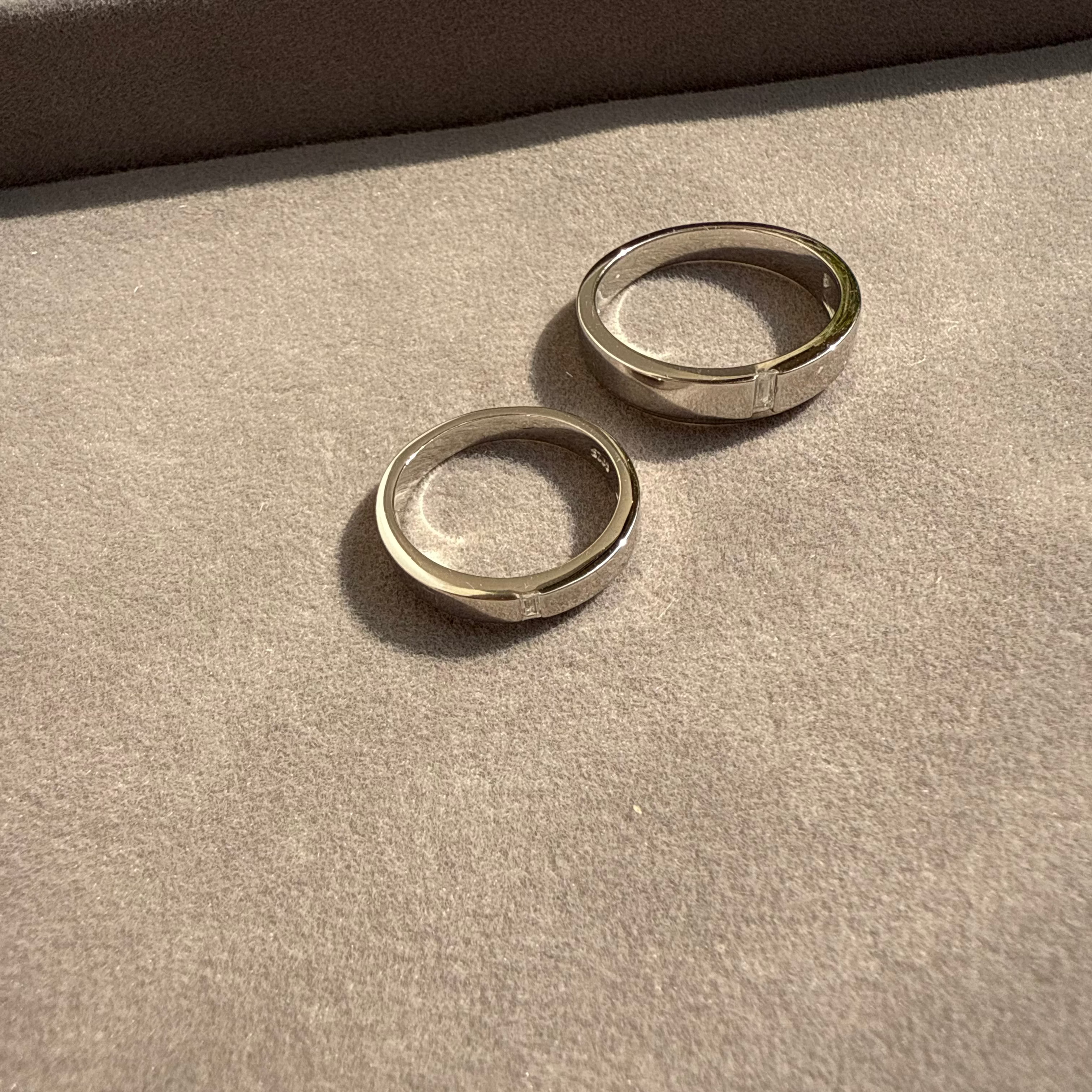 Couple band rings
