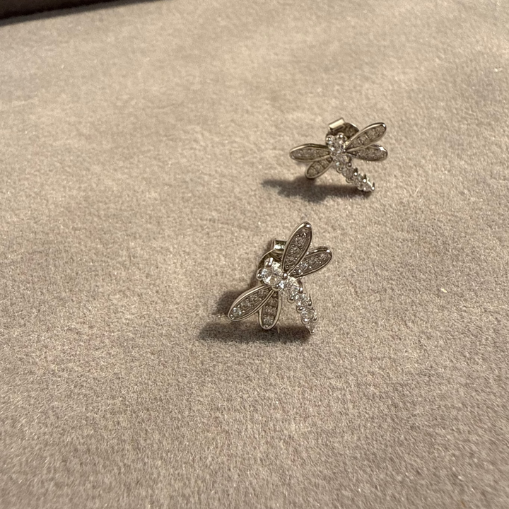 Dragonfly stud earrings