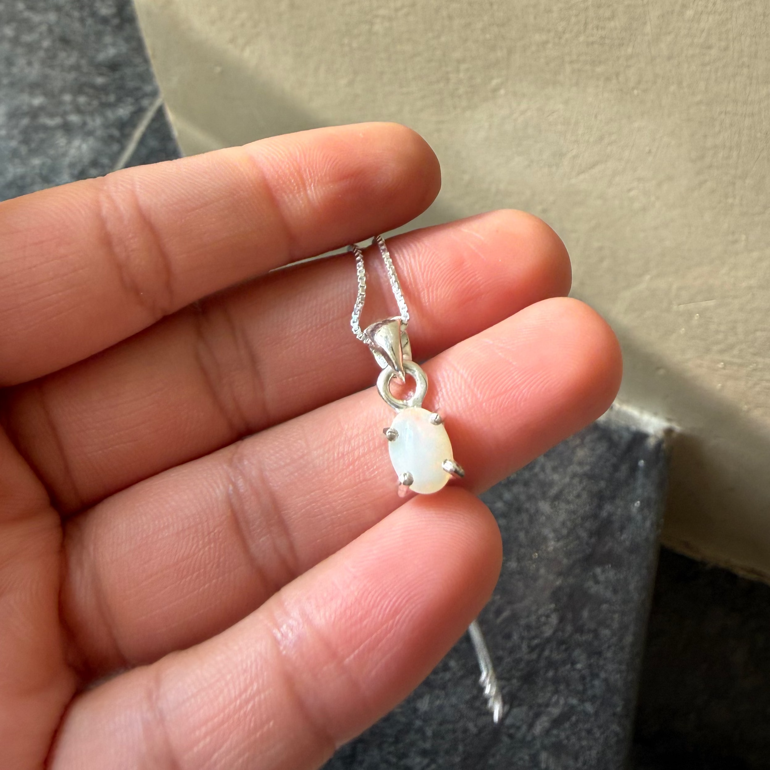 Opal necklace