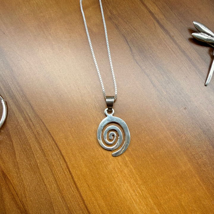 Spiral necklace for women