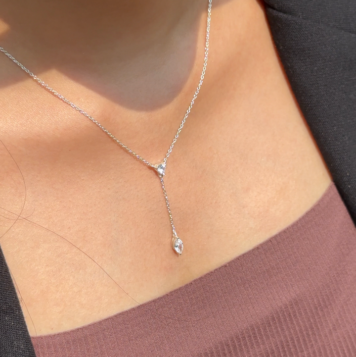 Champagne necklace