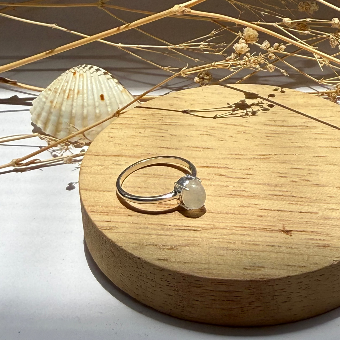 Moonstone ring