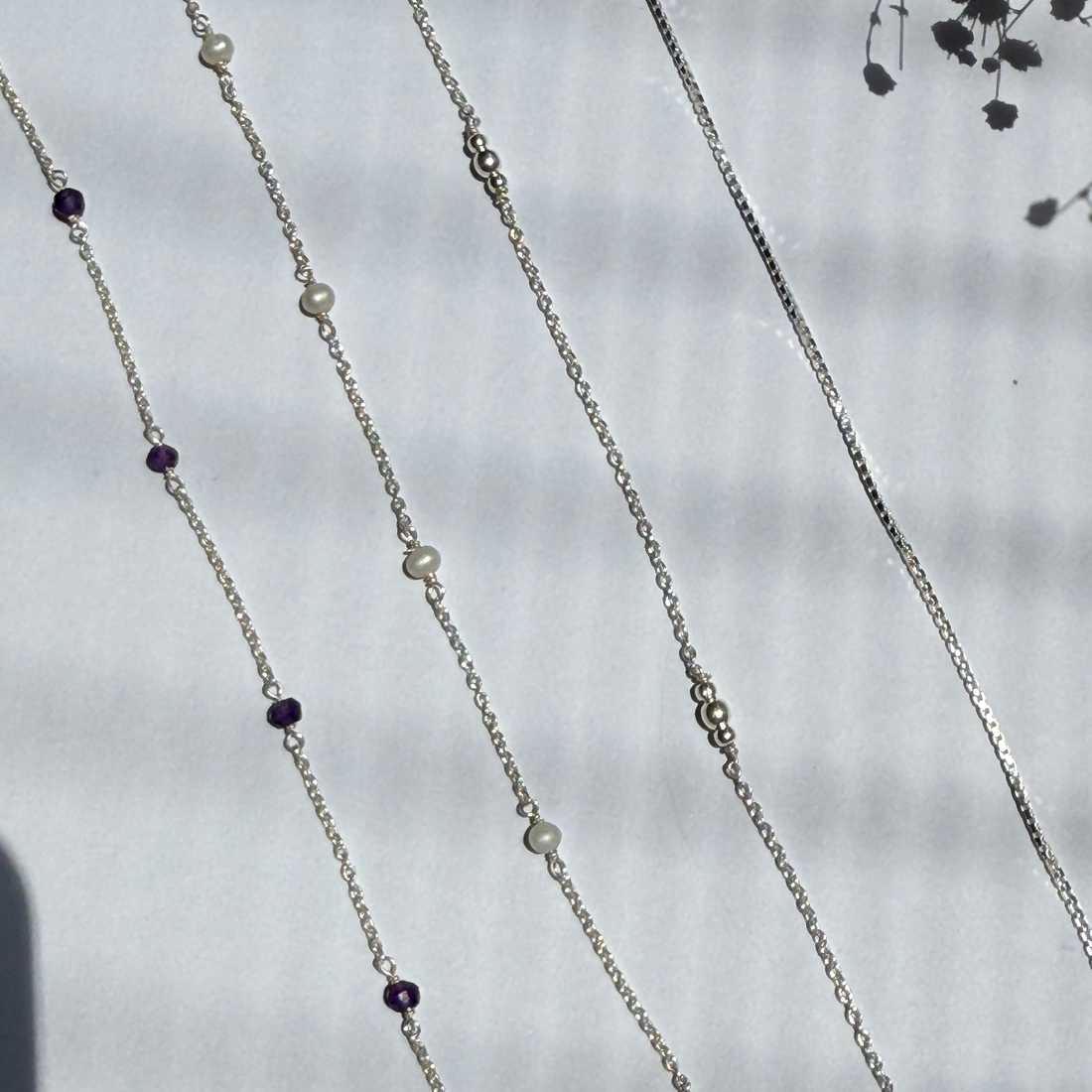 Silver chains