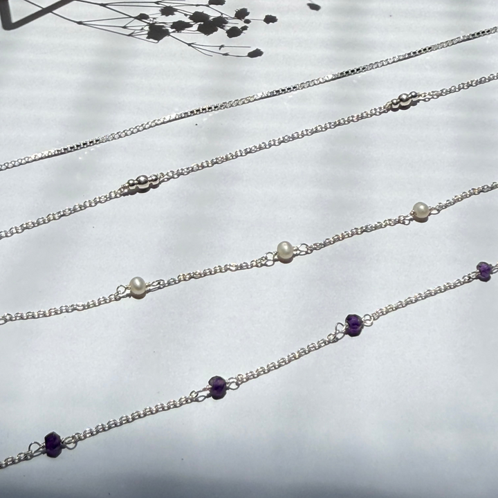 Silver chains
