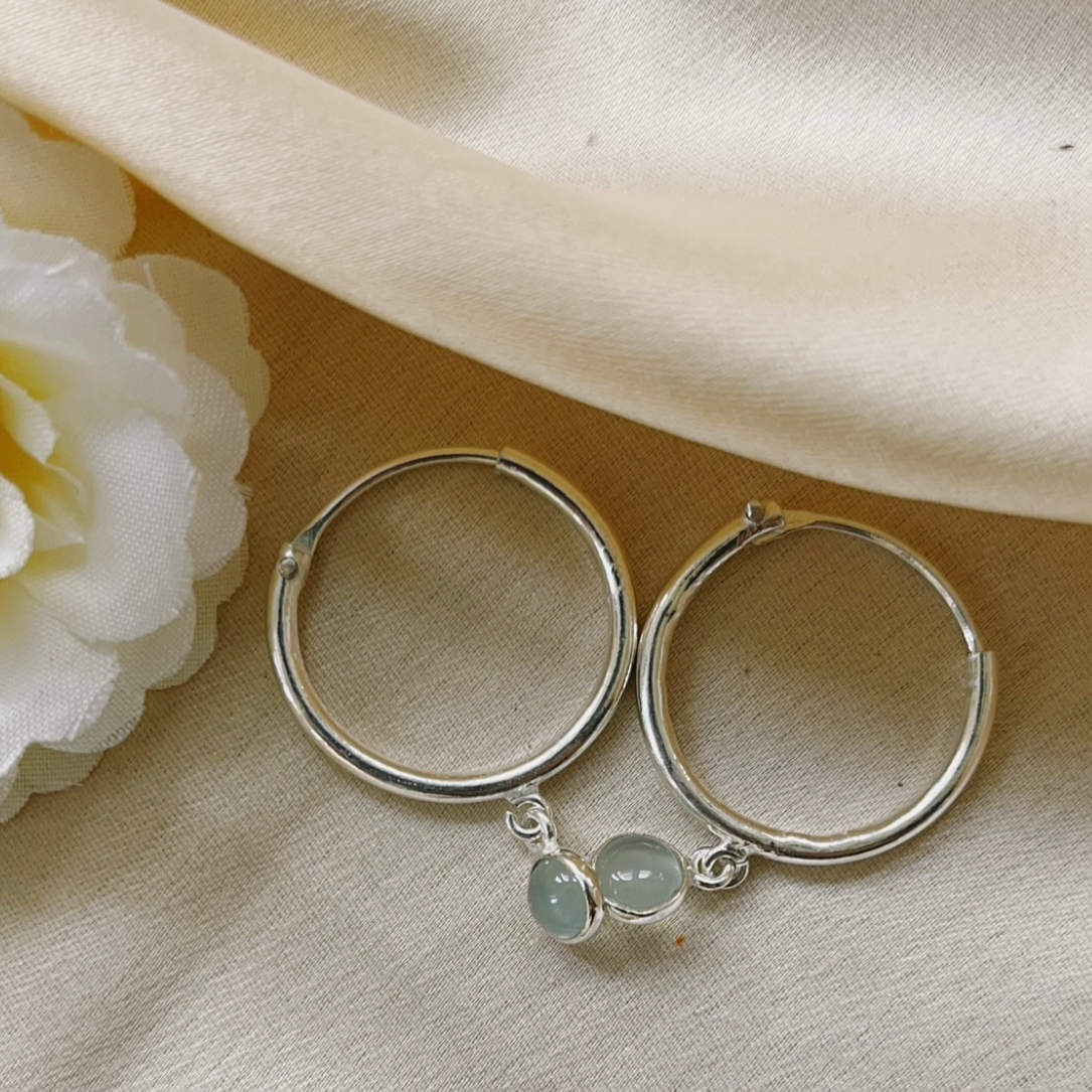 Aqua calcy hoops