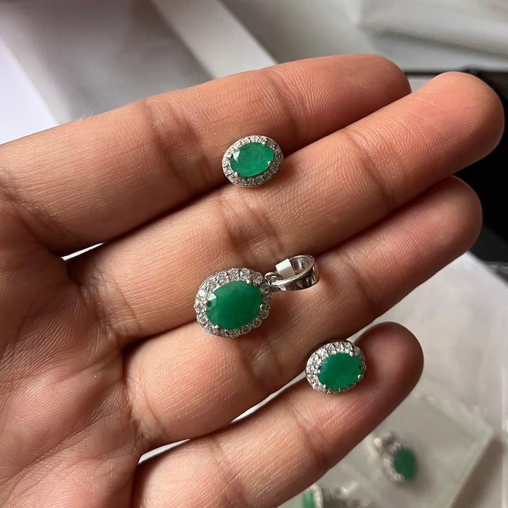 Real Emerald set