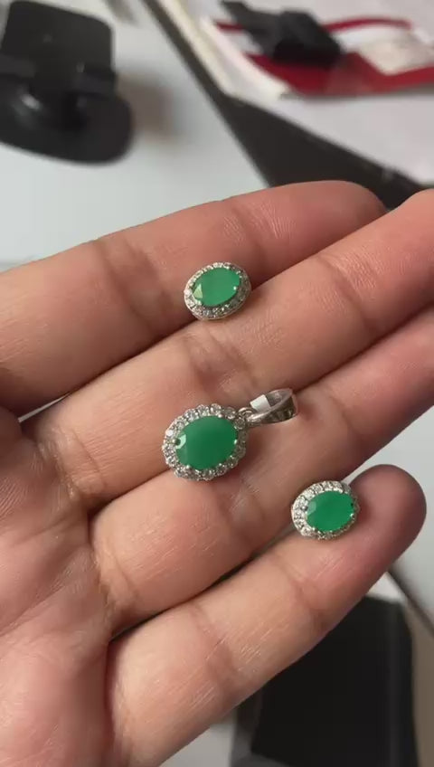 Real Emerald set