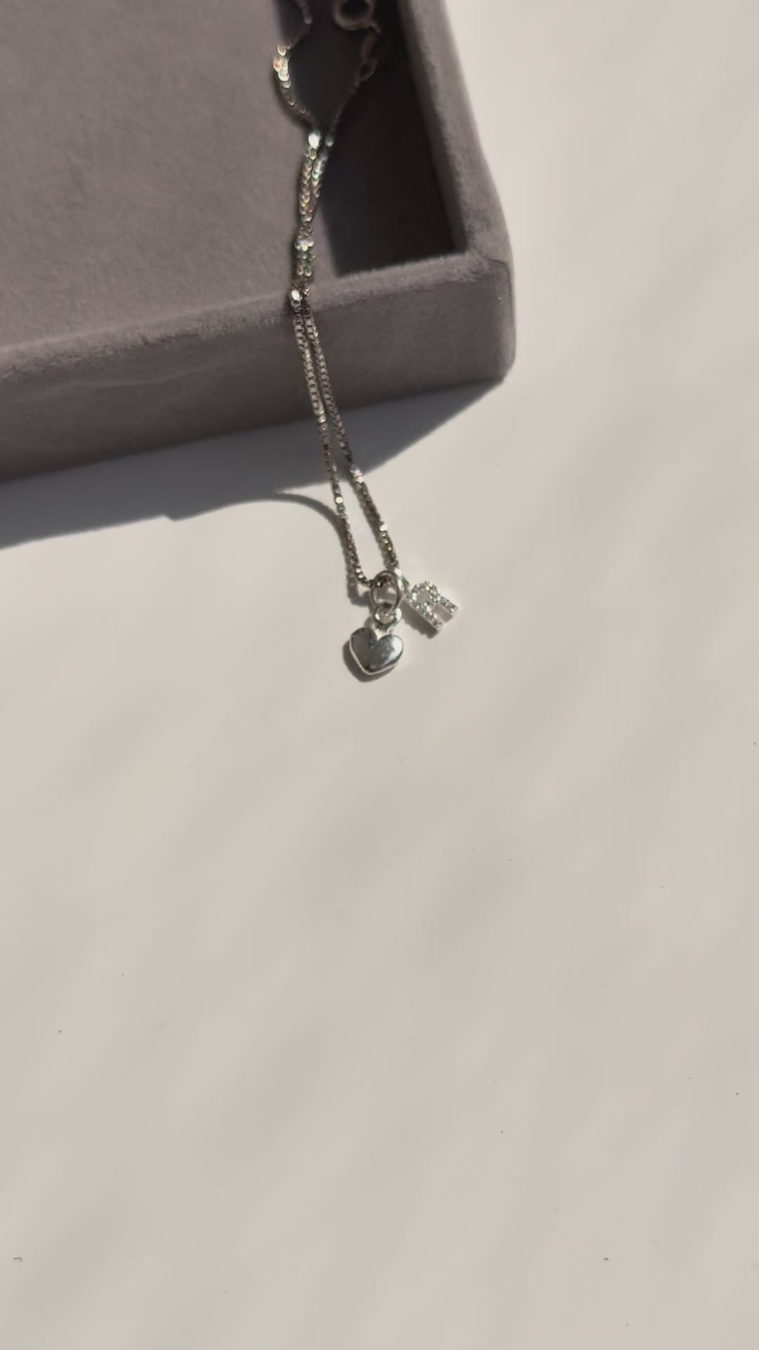 Initial heart locket